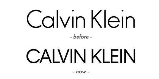 Calvin Klein啟用全新Logo