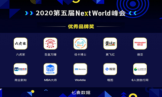 NextWorld2020年度優(yōu)秀品牌獎重磅揭曉